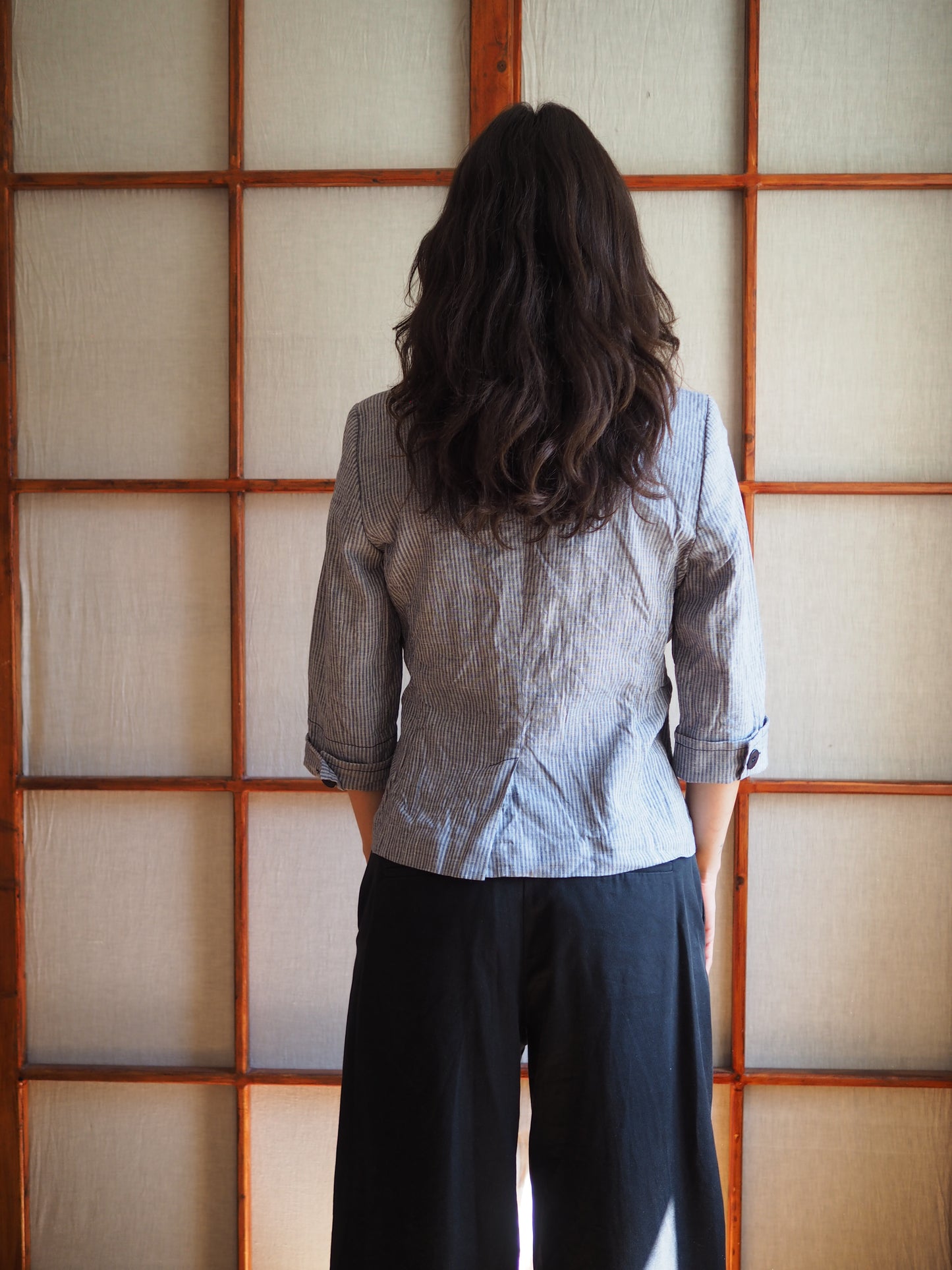 max mara hør-blazer