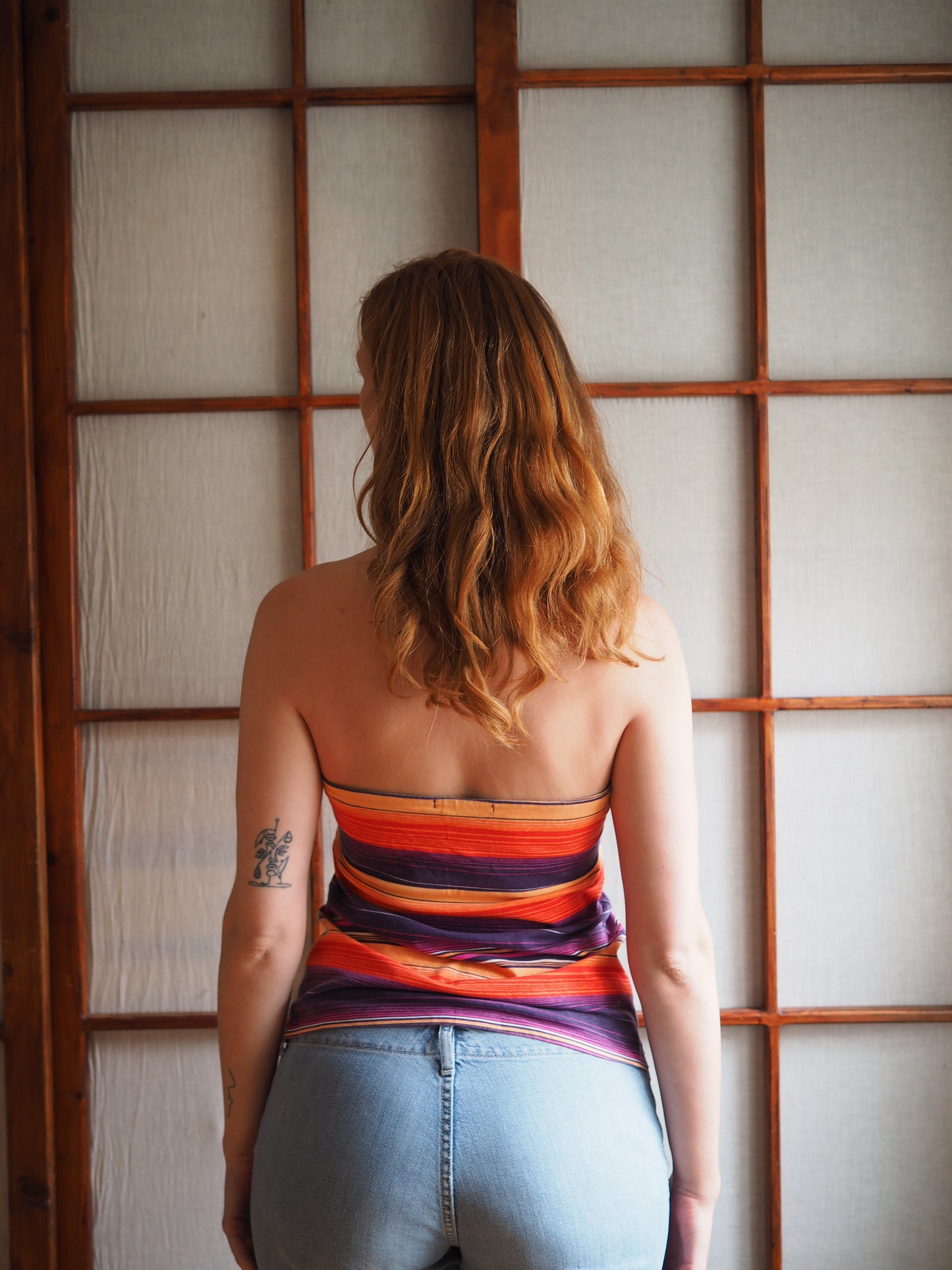 stribet tube-top