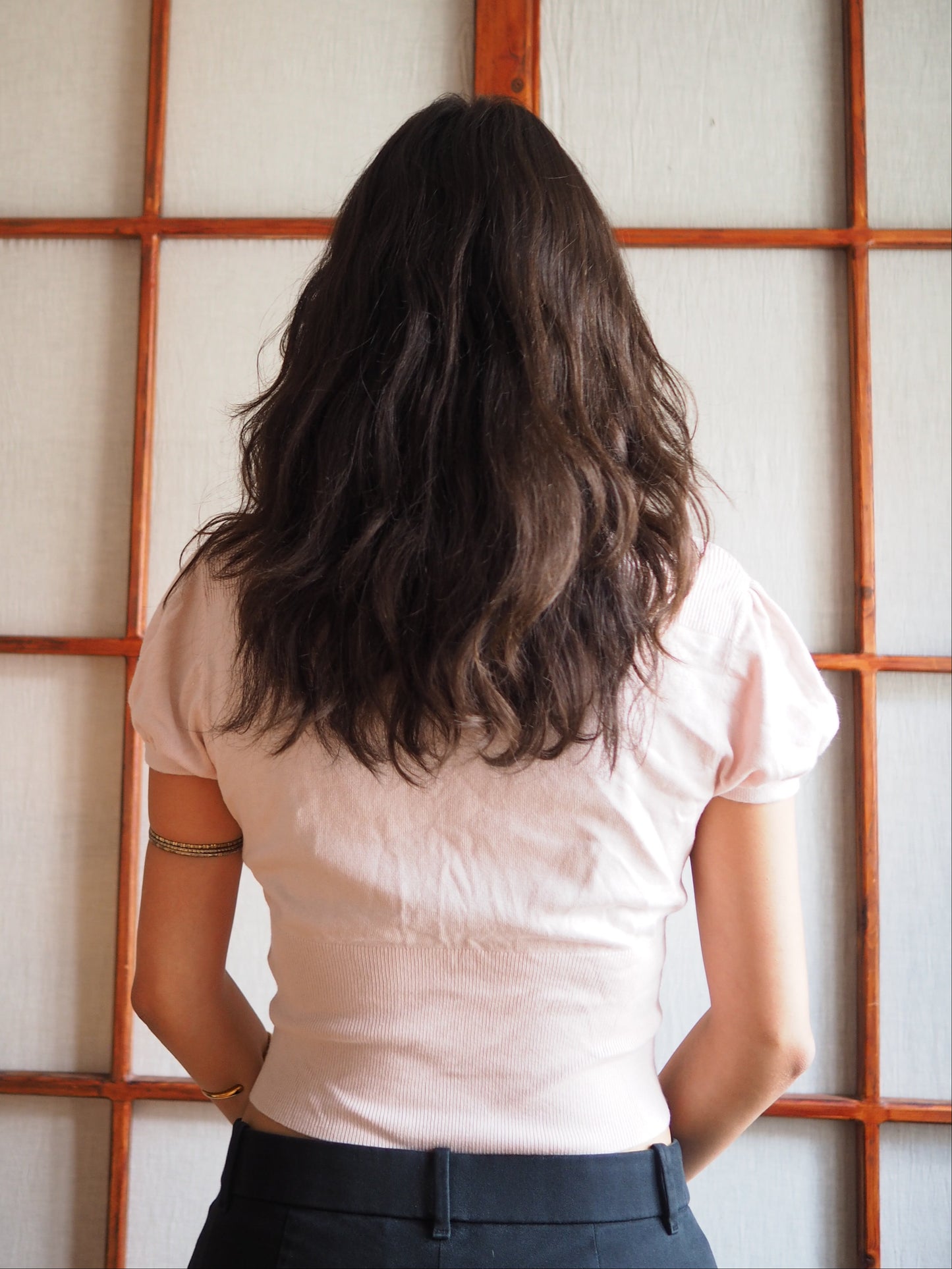 fitted strikket top