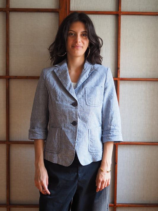 max mara hør-blazer