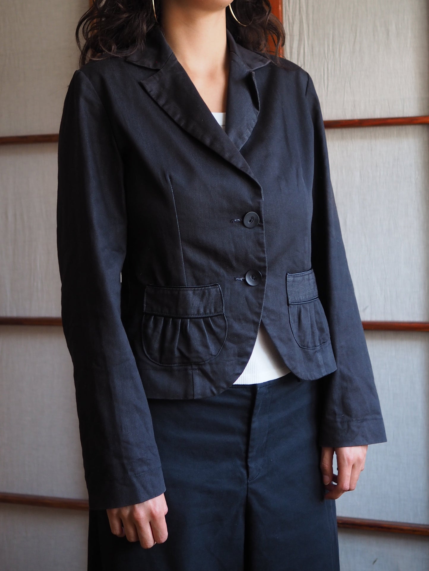 gråsort blazer
