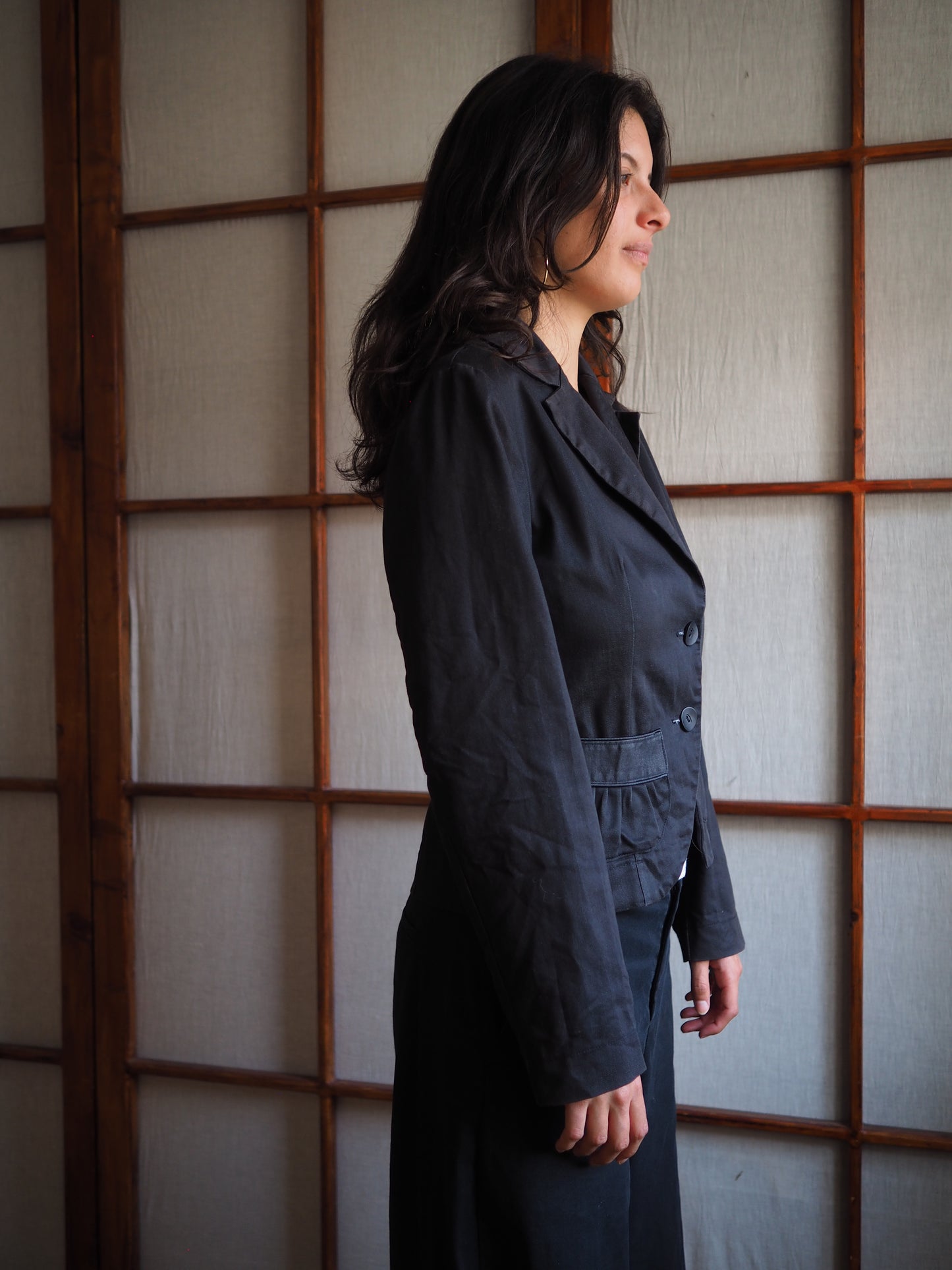 gråsort blazer
