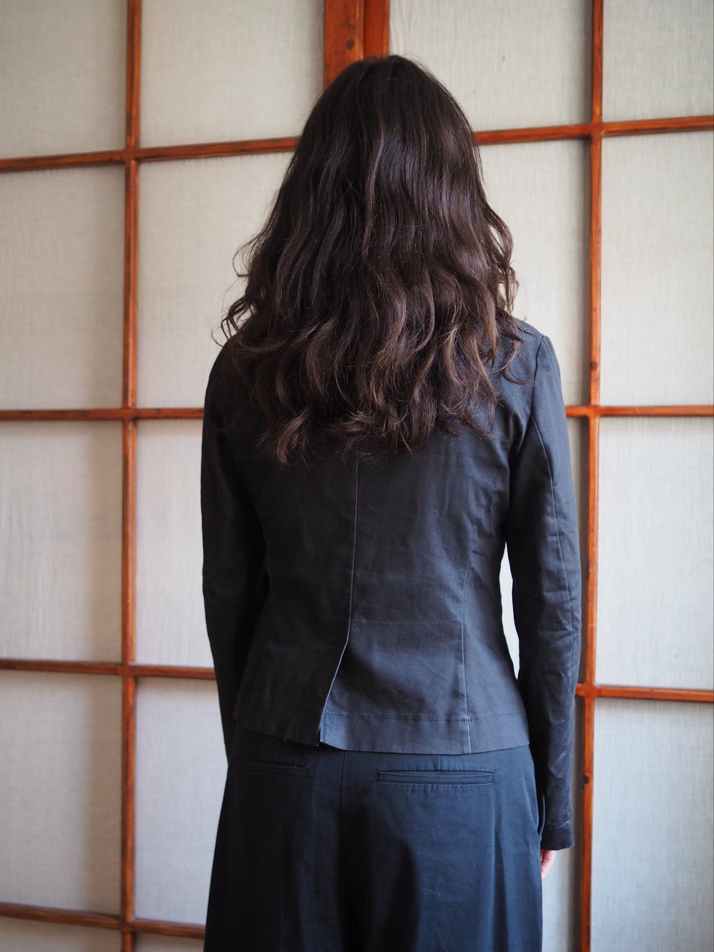 gråsort blazer