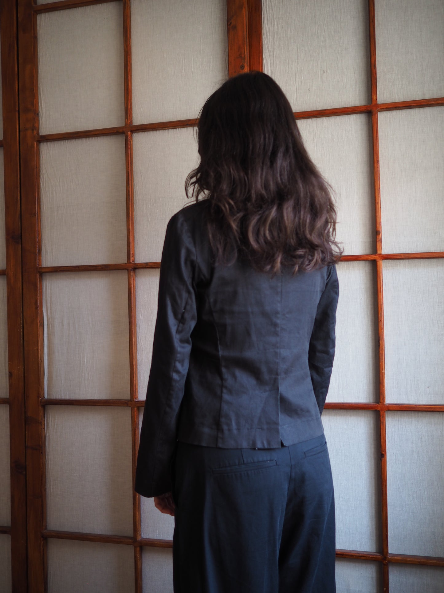 gråsort blazer