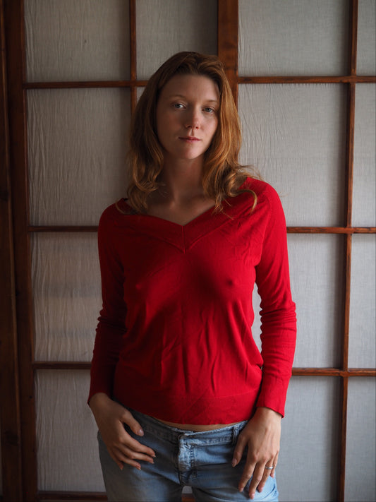rød pullover