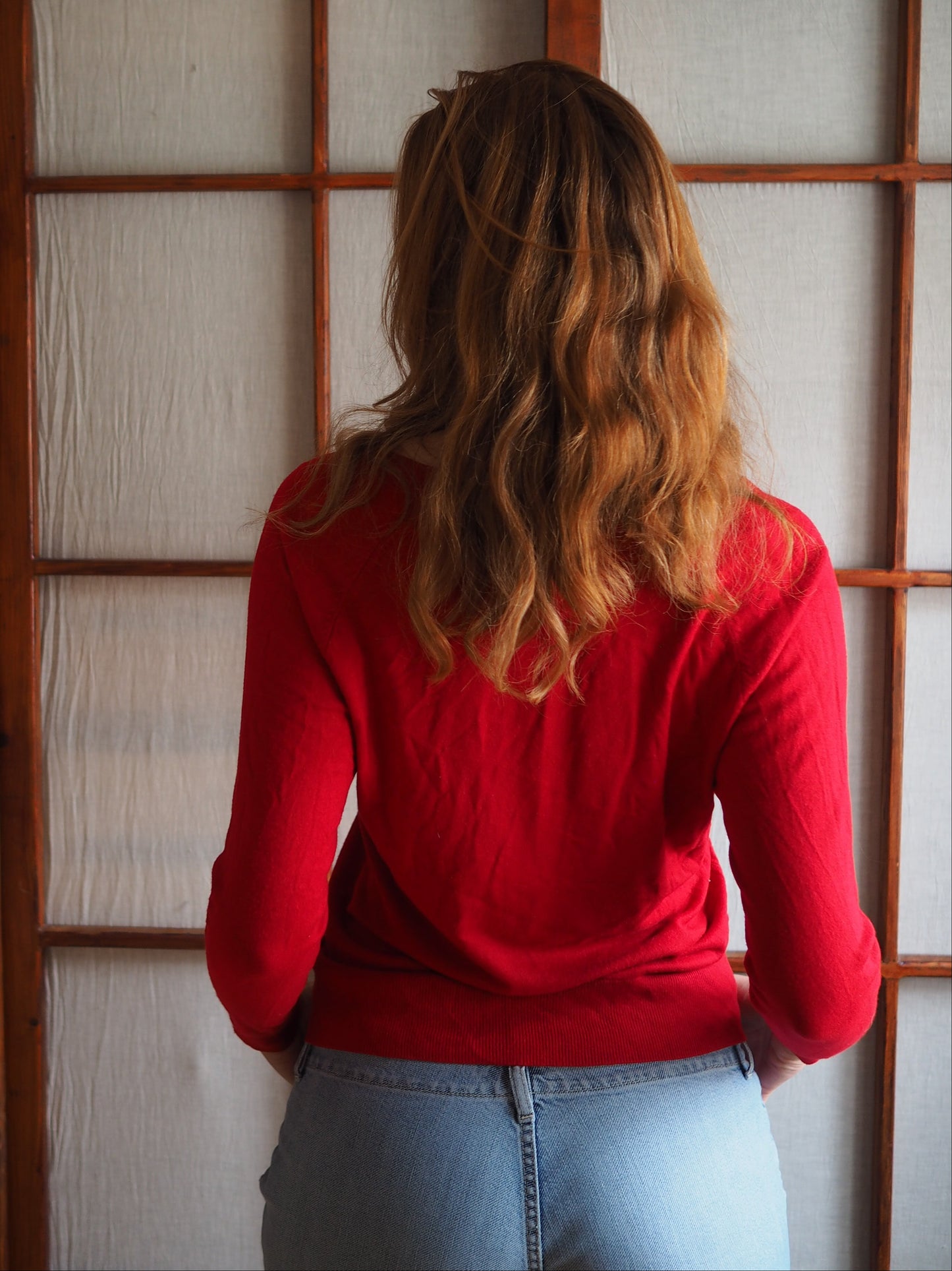 rød pullover