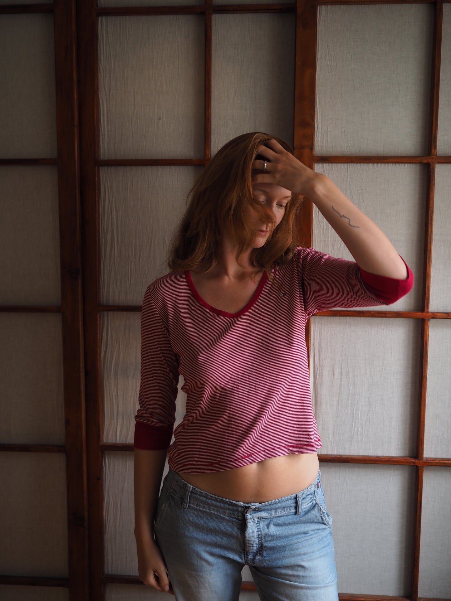 stribet hilfiger top