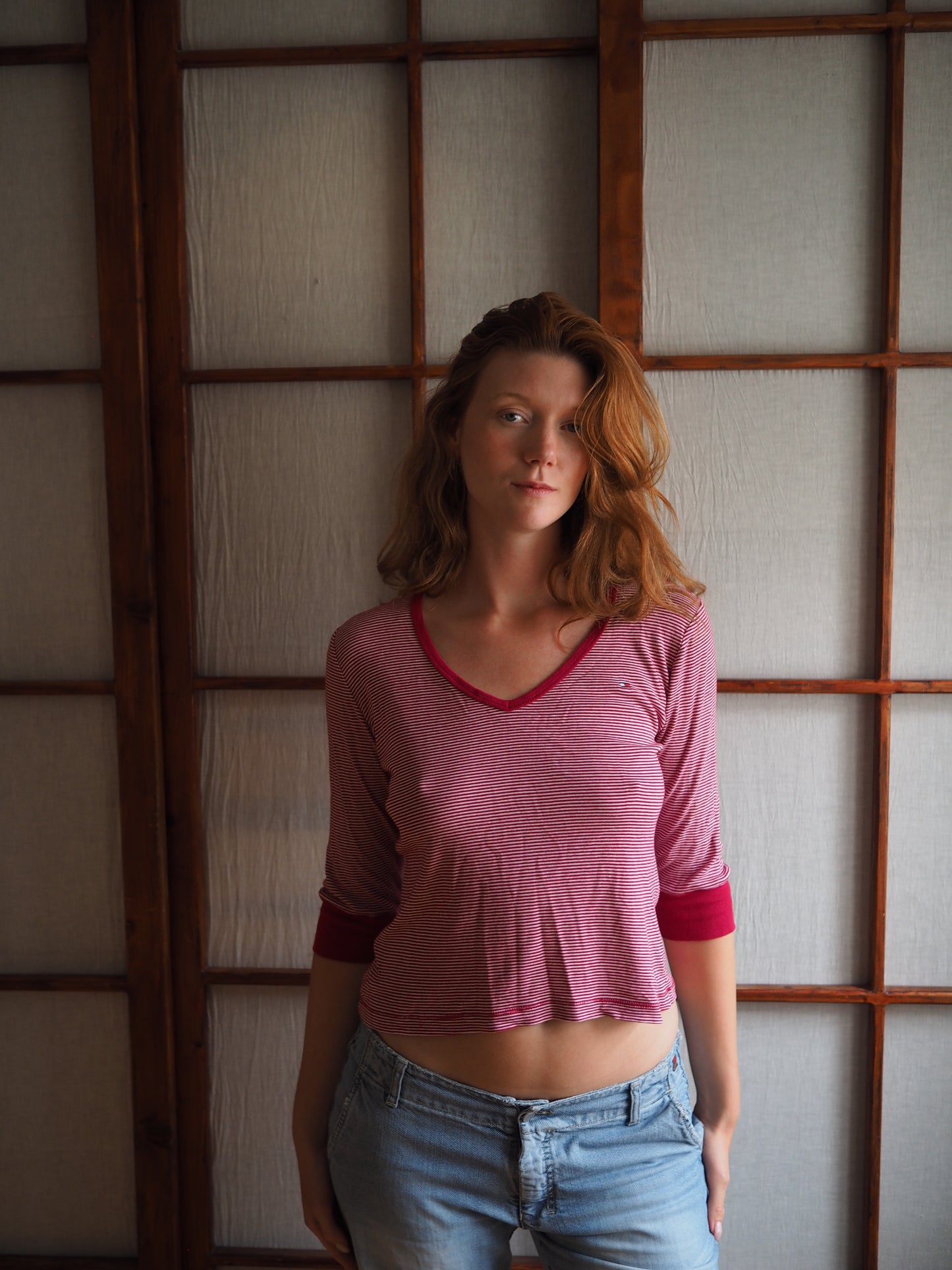 stribet hilfiger top