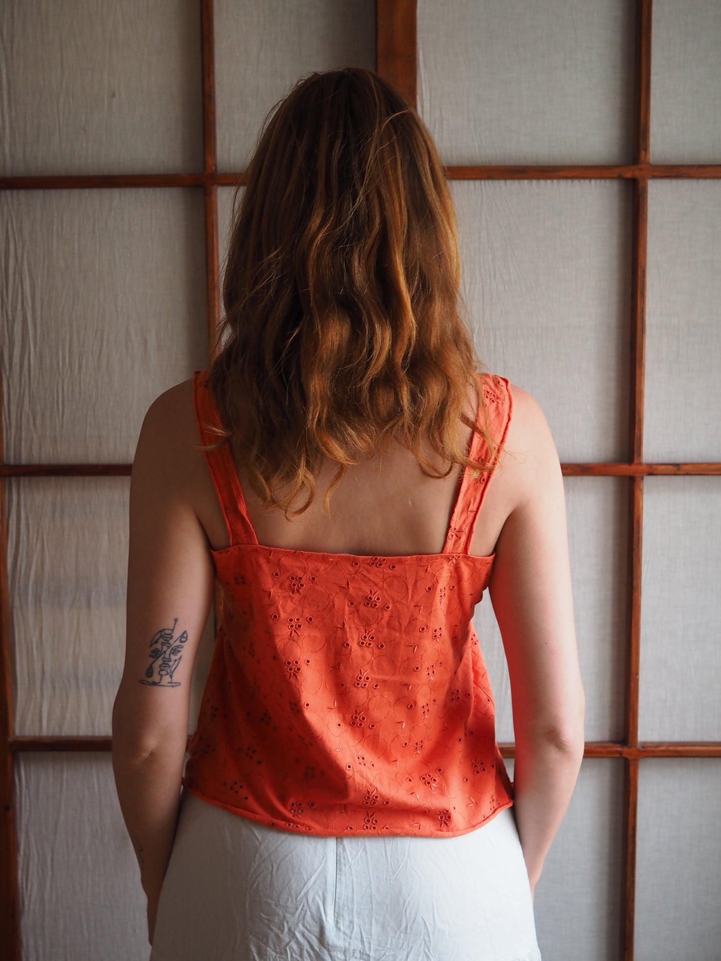 orange sommertop